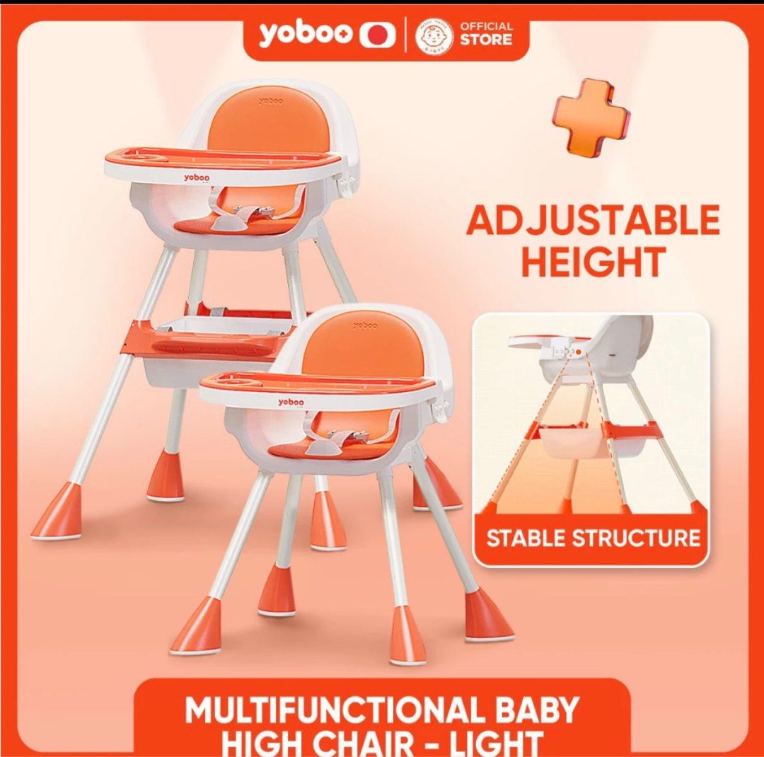 Yoboo Baby High chair (Category: Changing Tables & Stations) located in Daet. Submitted by florescaju85806 (Listing ID 1265559970, Image 1). Description: Good as new Going 5 months palang since nabili RFS: ayaw ni bb sa high chair gusto niya sa walker. .