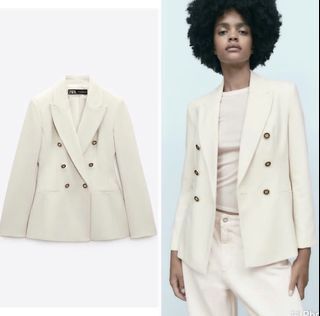 Zara Double Breasted Blazer