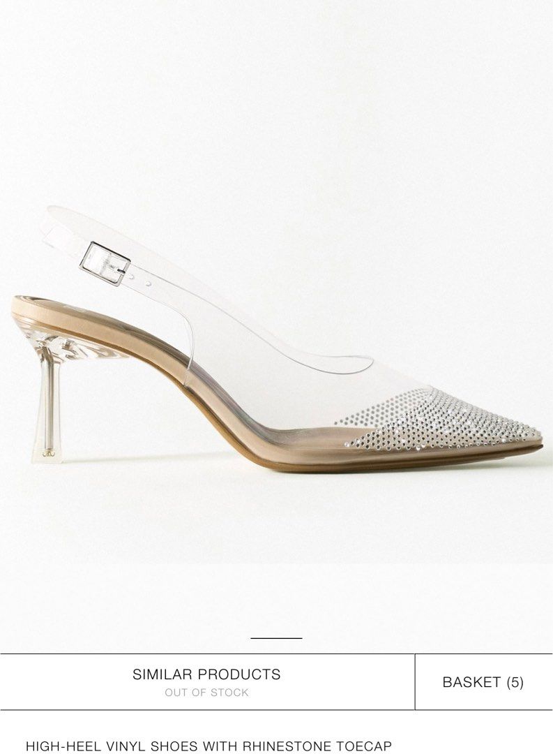 Vinyl shoes zara sales