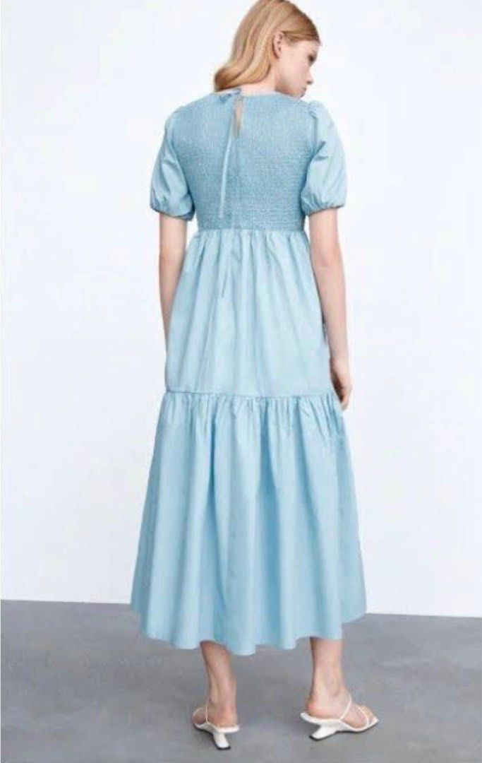 black one shoulder dress Tulle Maxi in Size:M: 50 x 40cm Wolf & Badger Strapless Blue Mini Dress