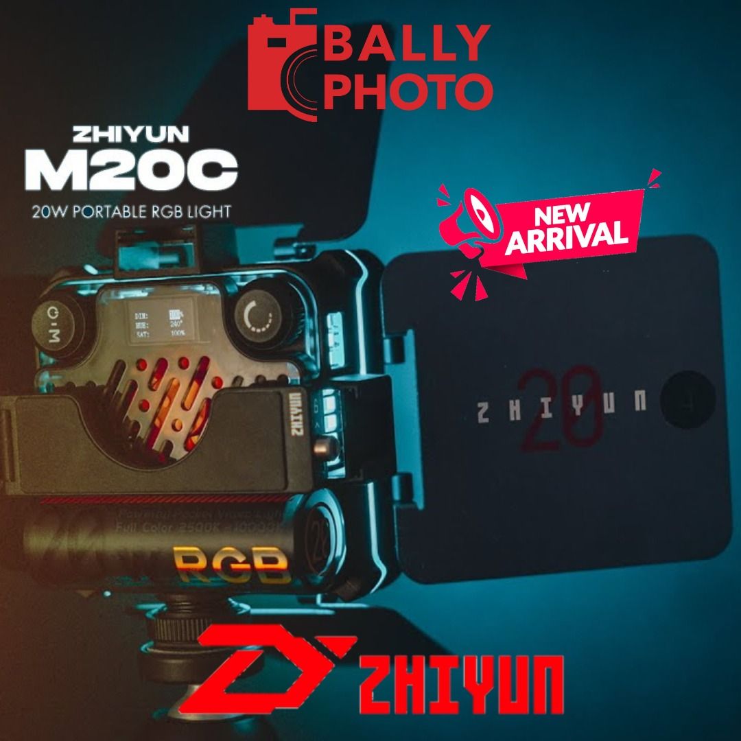 Zhiyun FIVERAY M20C RGB LED Light & M20C RGB Fill Light Combo