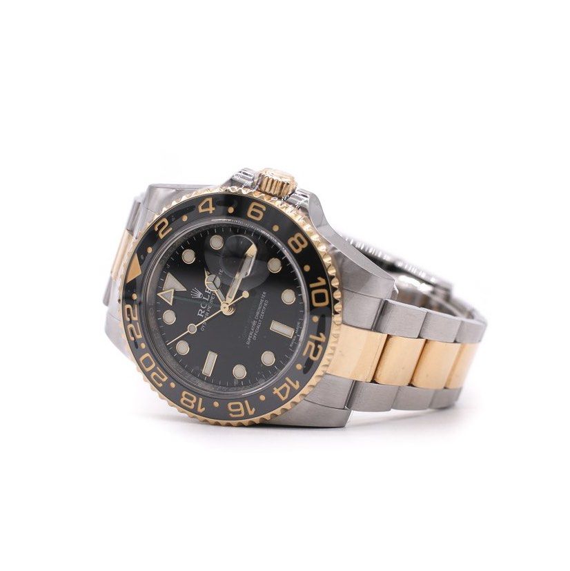 2017 Rolex Half Gold GMT Master II 116713 Luxury Watches on