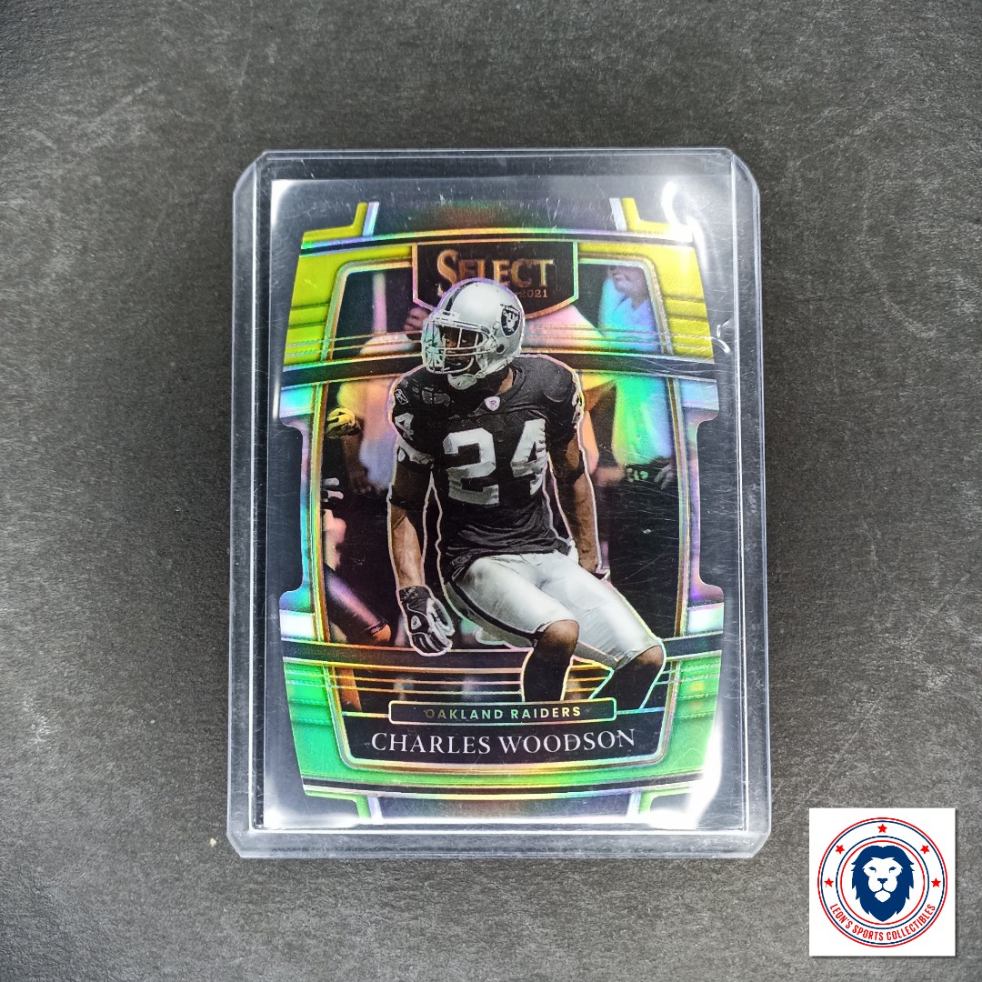 2021 NFL Card Charles Woodson Select Concourse GWY Die Cut, Hobbies ...