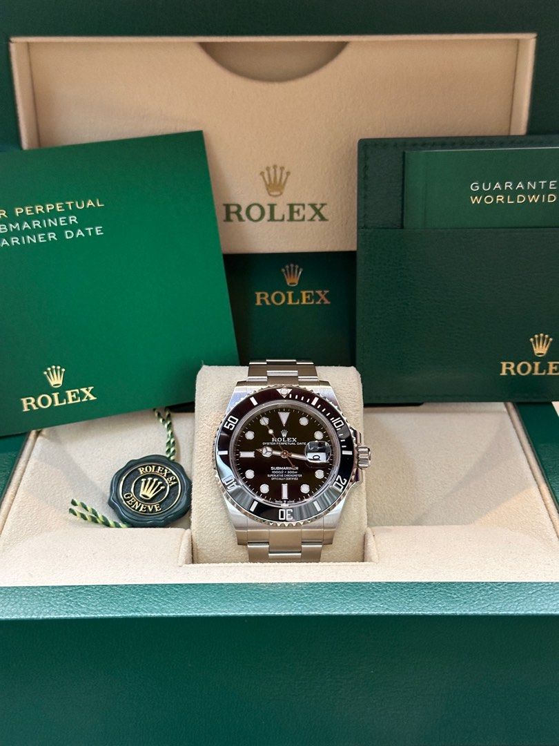 2023 Rolex Submariner Date 41 (Category: Luxury Watches) located in Makati City. Submitted by grail_luxury (Listing ID 1265826797, Image 1). Description: Rolex Submariner Date 41 Brand New & Complete Inclusions Ref: 126610LN Nov 2023 100% Legit Check the reviews LOCAL AD PODIUM branch .