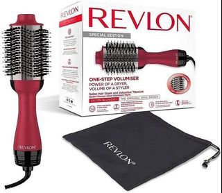 220V Revlon Salon One-Step Hair Dryer and Volumiser Titanium