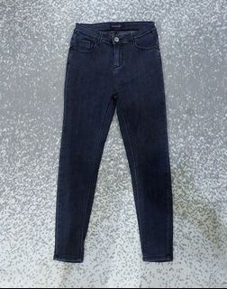 26-28 Dark Denim branded Apologies high waist stretchable skinny jeans petite XS to Small