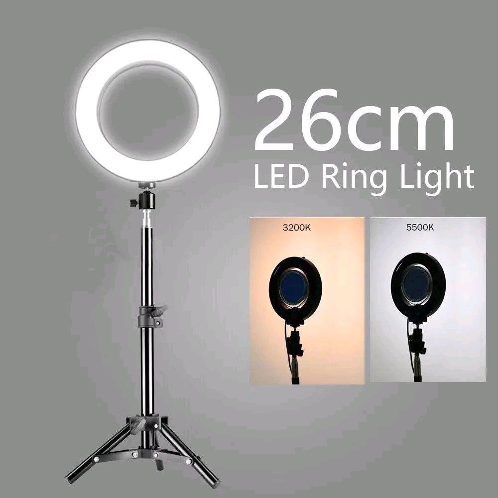 26cm ringlight w/2.1m stand (Category: Lighting) located in Manila. Submitted by bongsy999mall (Listing ID 1265757419, Image 1). Description: .