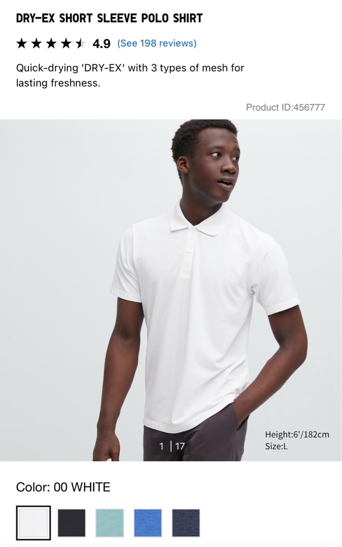 Uniqlo Dry-Ex Short Sleeve Polo Shirt, Men's Fashion, Tops & Sets, Tshirts  & Polo Shirts on Carousell