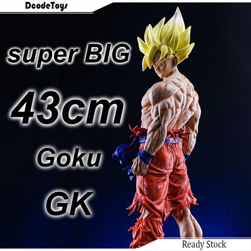 Action Figure Dragon Ball Z Goku Super Sayan 43cm STATUA DA COLLEZIONE  Anime