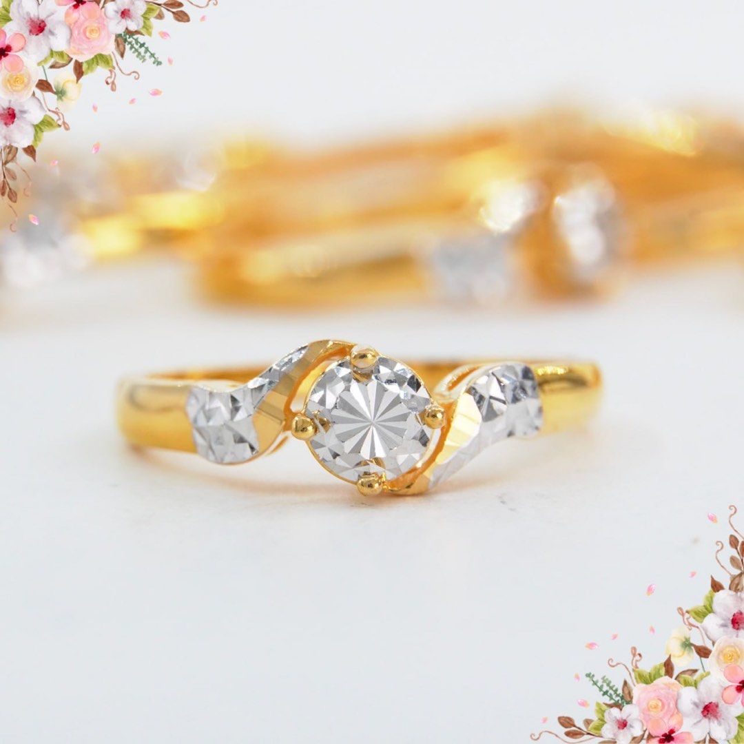 Gold ring cheap new fashion