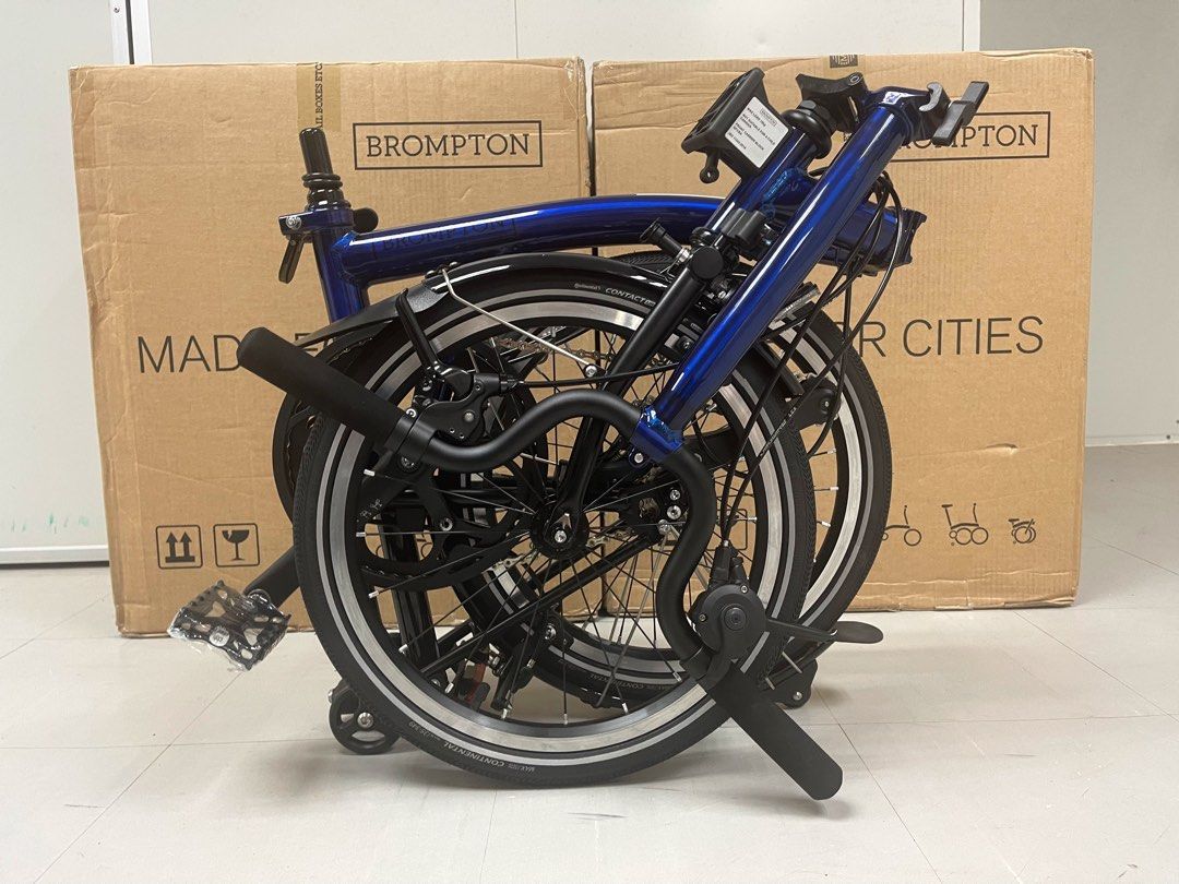Brompton bolt shop blue lacquer