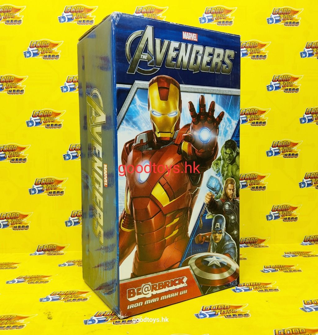 中古已開封MEDICOM TOY BEARBRICK 400% SIZE MARVEL THE AVENGERS IRON