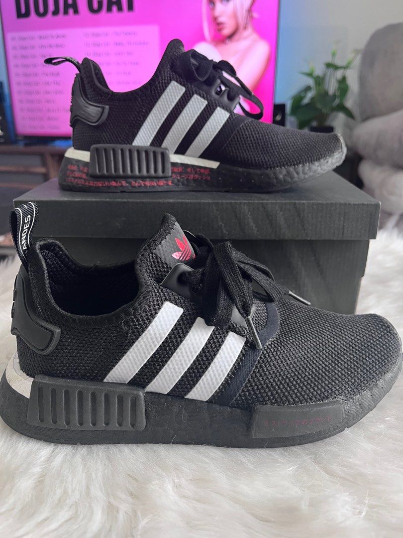 Adidas Originals NMD R1 BLACK SCARLET
