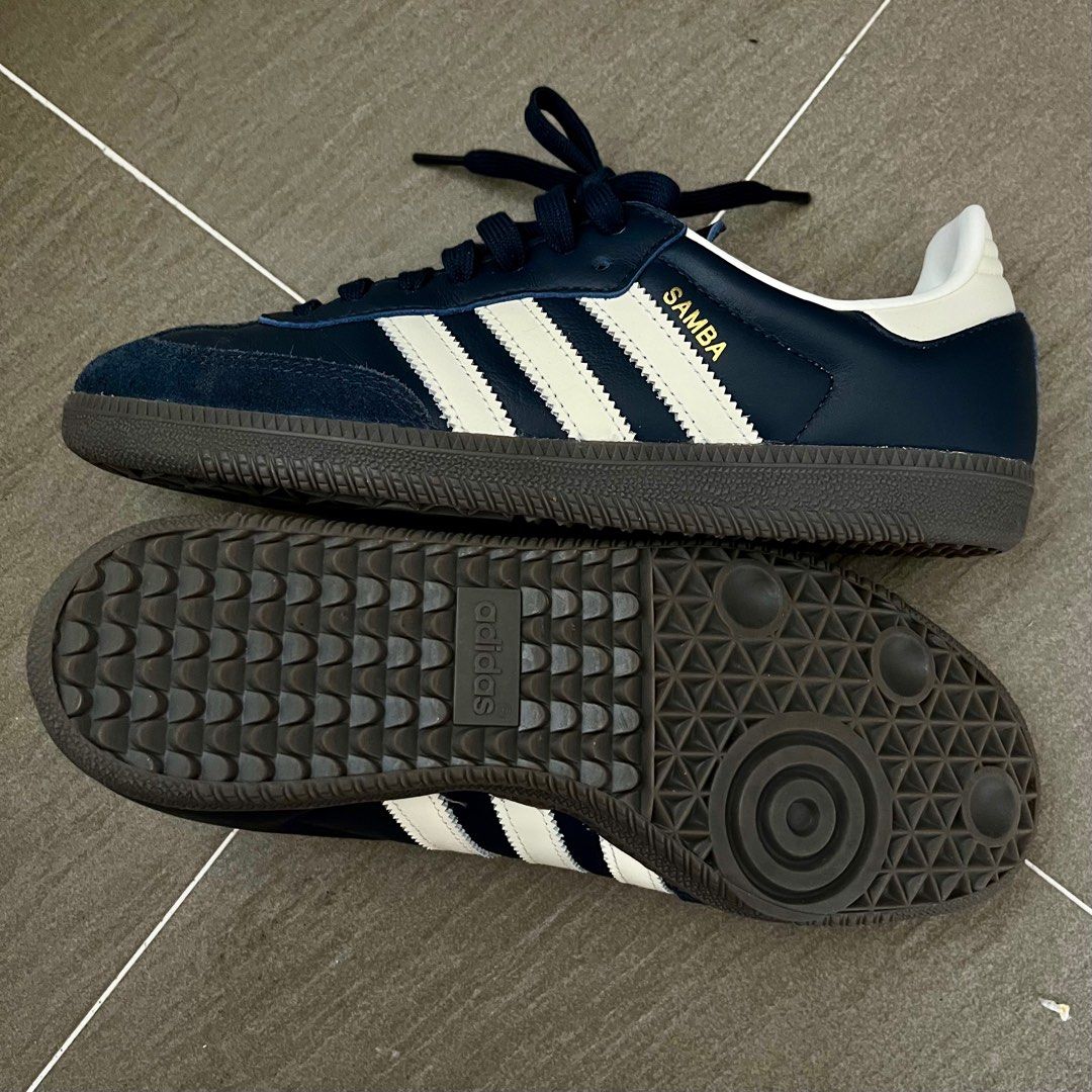 Adidas Samba OG Dark Blue Men s Fashion Footwear Sneakers on