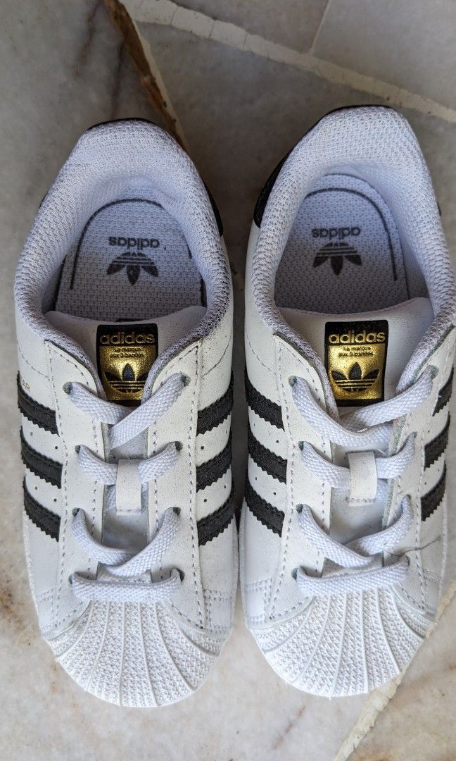 Adidas Superstar Kids US 10 UK 9.5