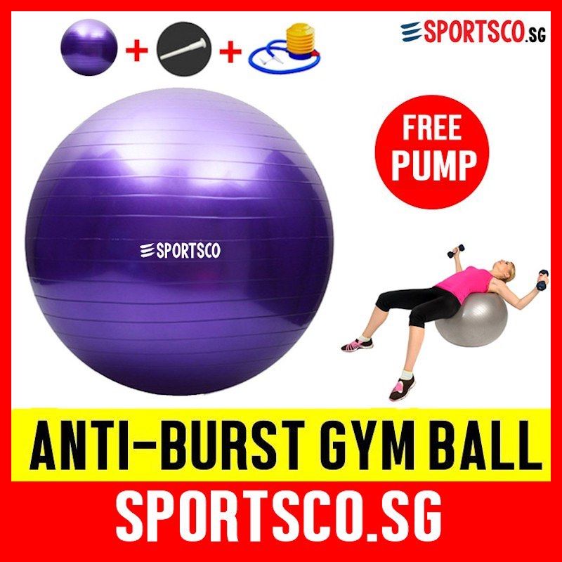 Anti burst gym ball exercises sales
