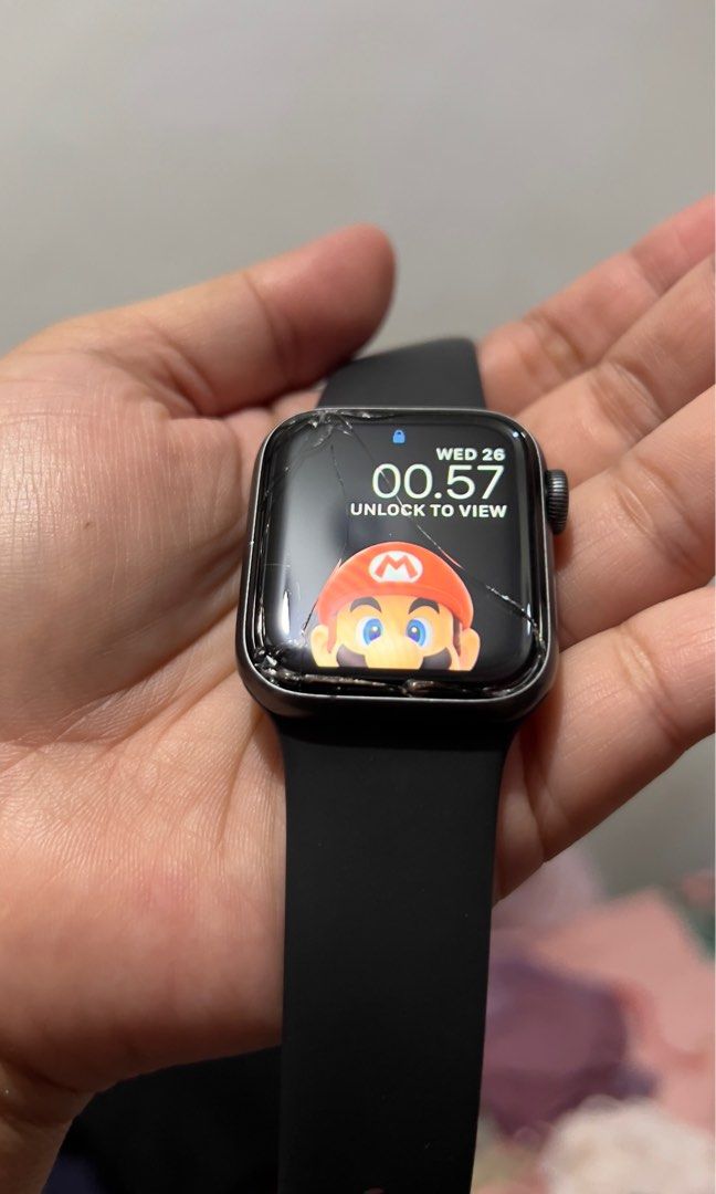 APPLE WATCH SERIES 4 IWATCH SERIES 4 BLACK Barang Mewah Jam