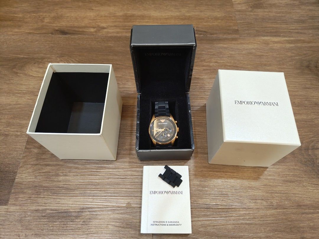 AR5905 EMPORIO ARMANI WATCH, Men's Fashion, Watches & Accessories ...