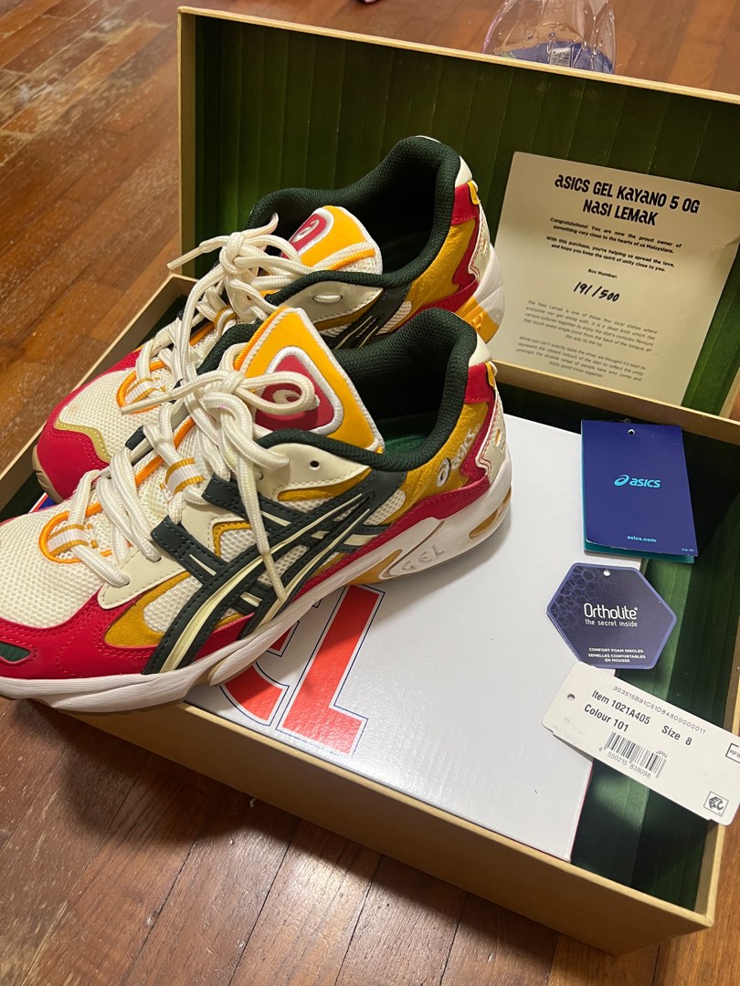Asics Nasi lemak Men s Fashion Footwear Sneakers on Carousell
