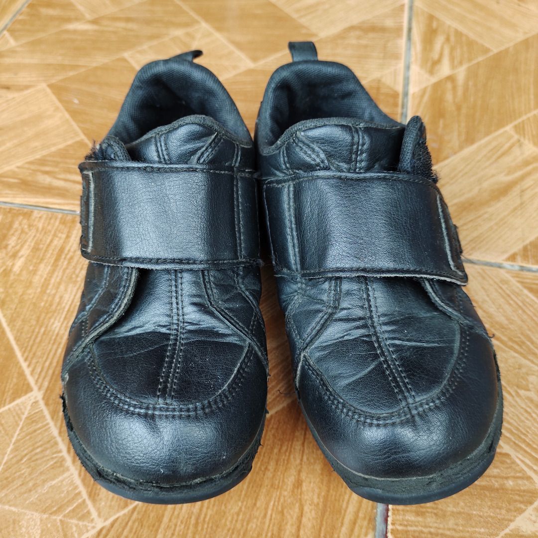 ASICS Synthetic Leather Kids Formal Shoes Sepatu Anak Size 28 EUR