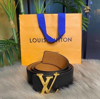 Louis Vuitton Gold Buckle Leather Belt – CoJpGeneral