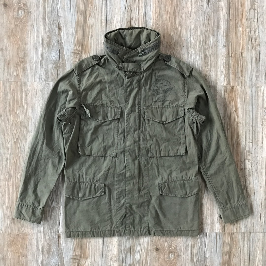 Avirex M65 Military jacket, Men's Fashion, Coats, Jackets and Outerwear ...