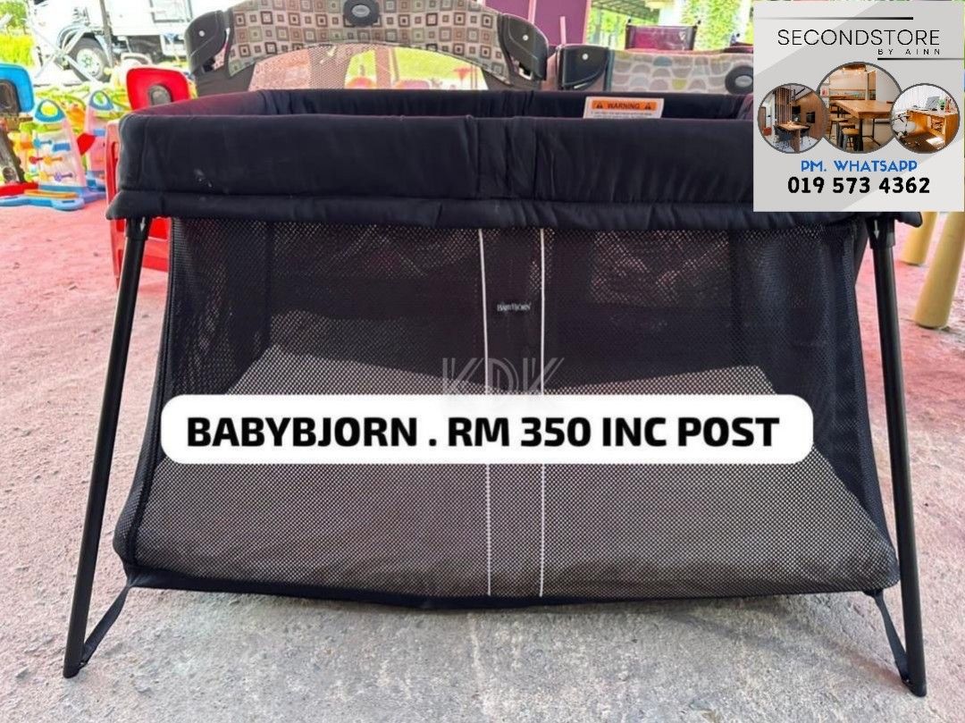Baby Bjorn Travel Cot, Babies & Kids, Baby Nursery & Kids Furniture