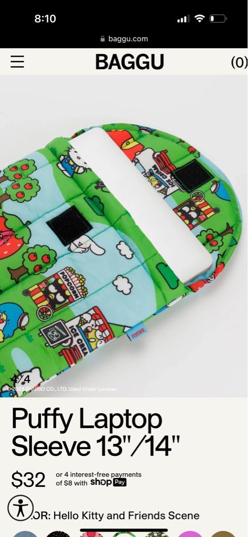 Baggu Puffy Laptop Sleeve 13