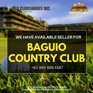 BAGUIO COUNTRY CLUB SHARE - PGA GOLF