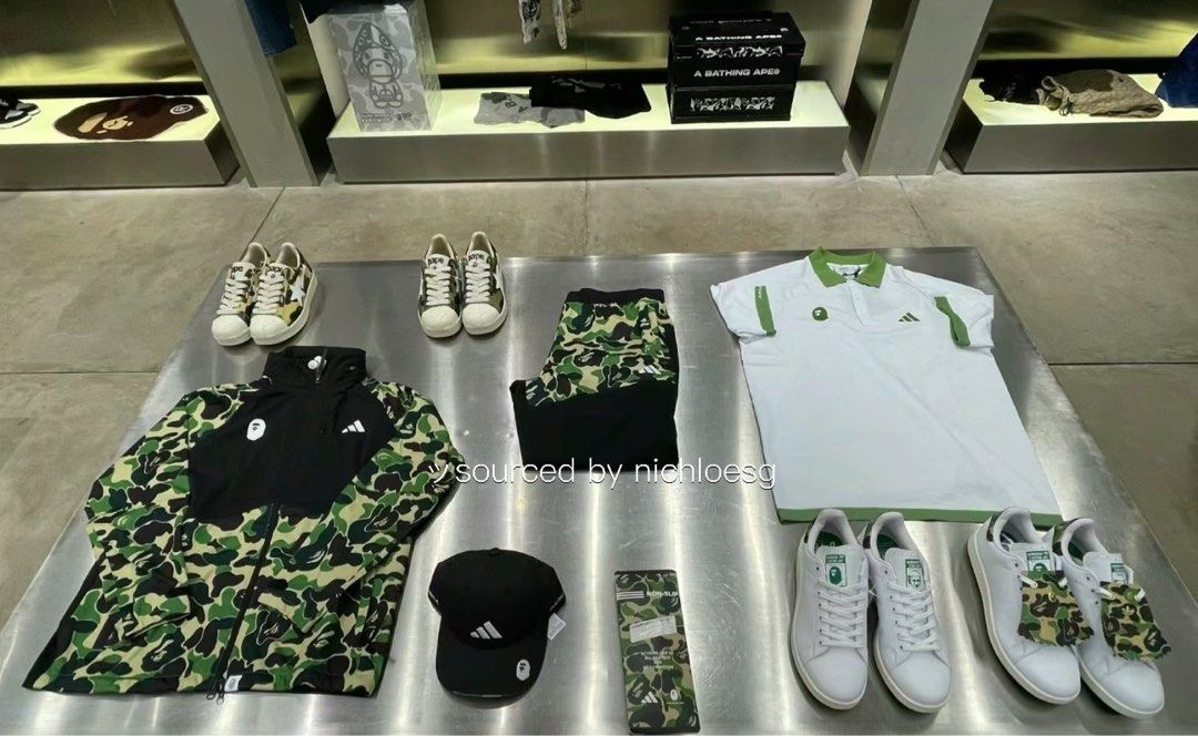 トップス BAPE x adidas Golf Polo A BATHING APE（アベイシングエイプ） ポロシャツ BAPE X ADIDAS GOLF
