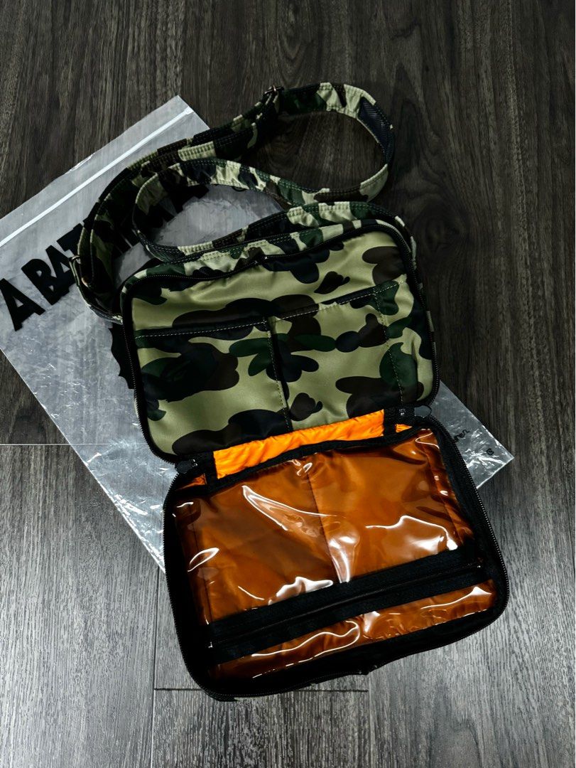 Bape x Porter Japan shoulder bag, Men's Fashion, Bags, Sling Bags on