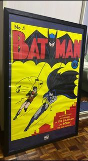 Batman Comic Poster framed
