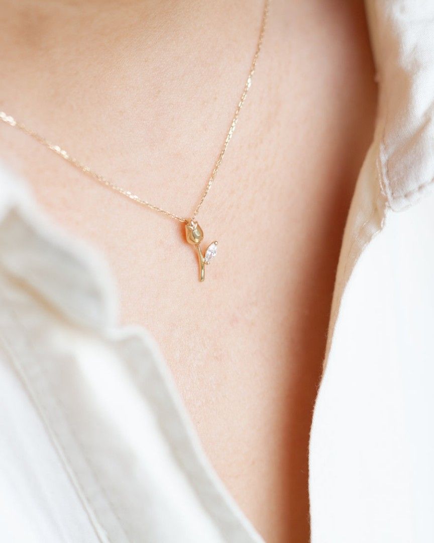 Bella Rose Pendant Necklace by Subtle Women s Fashion Jewelry