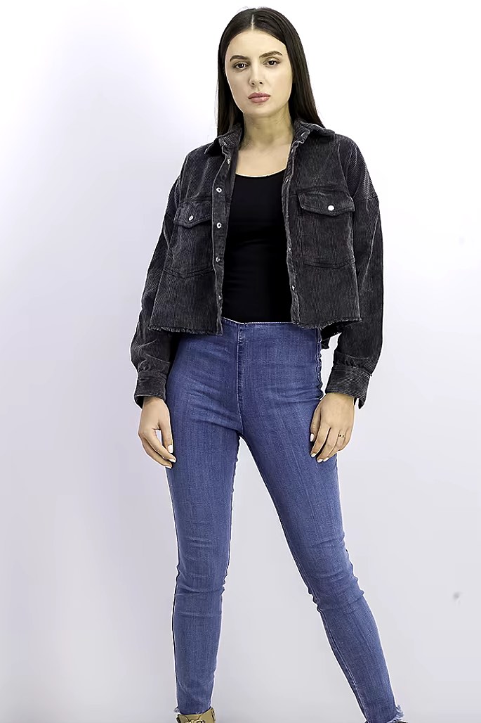 Bershka Corduroy Jacket Women s Fashion Tops Other Tops on Carousell