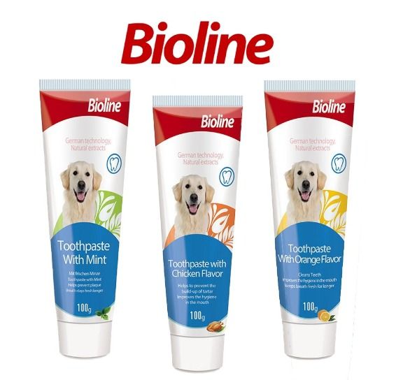 Bioline hot sale dog toothpaste