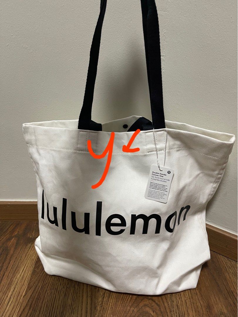 Double canvas satchel deals