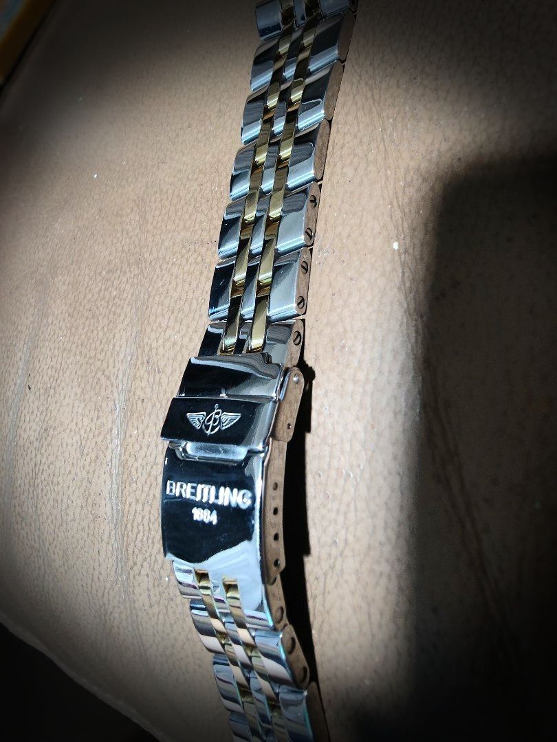 breitling metal bracelet