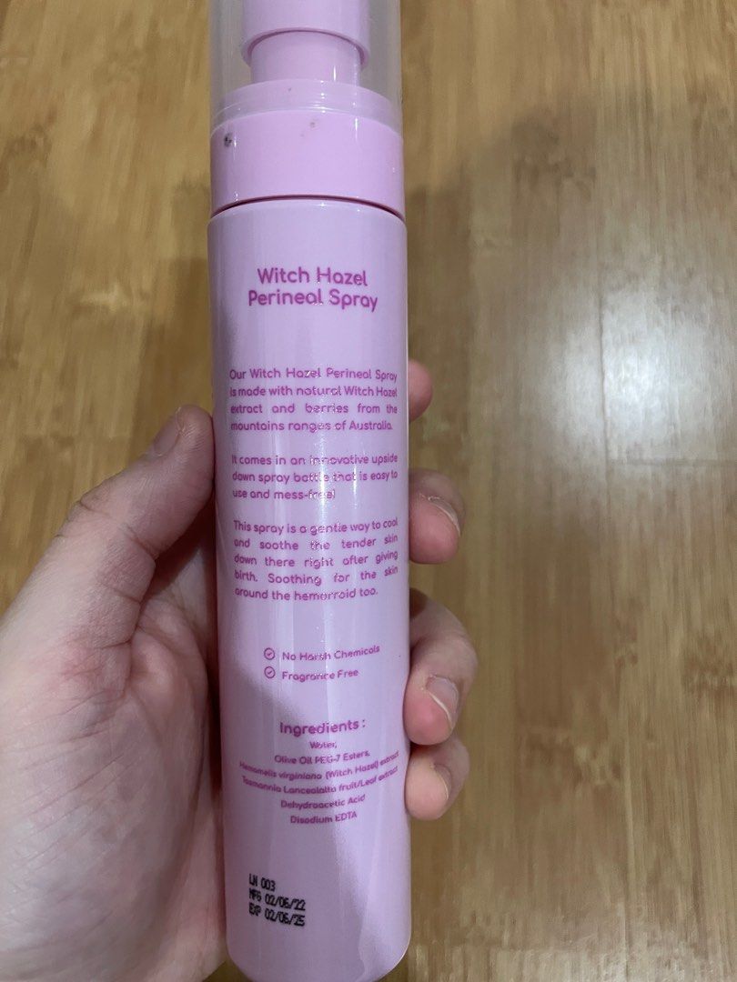 Buds and Blooms Witch Hazel Perineal Spray, Beauty & Personal Care, Sanitary Hygiene on Carousell