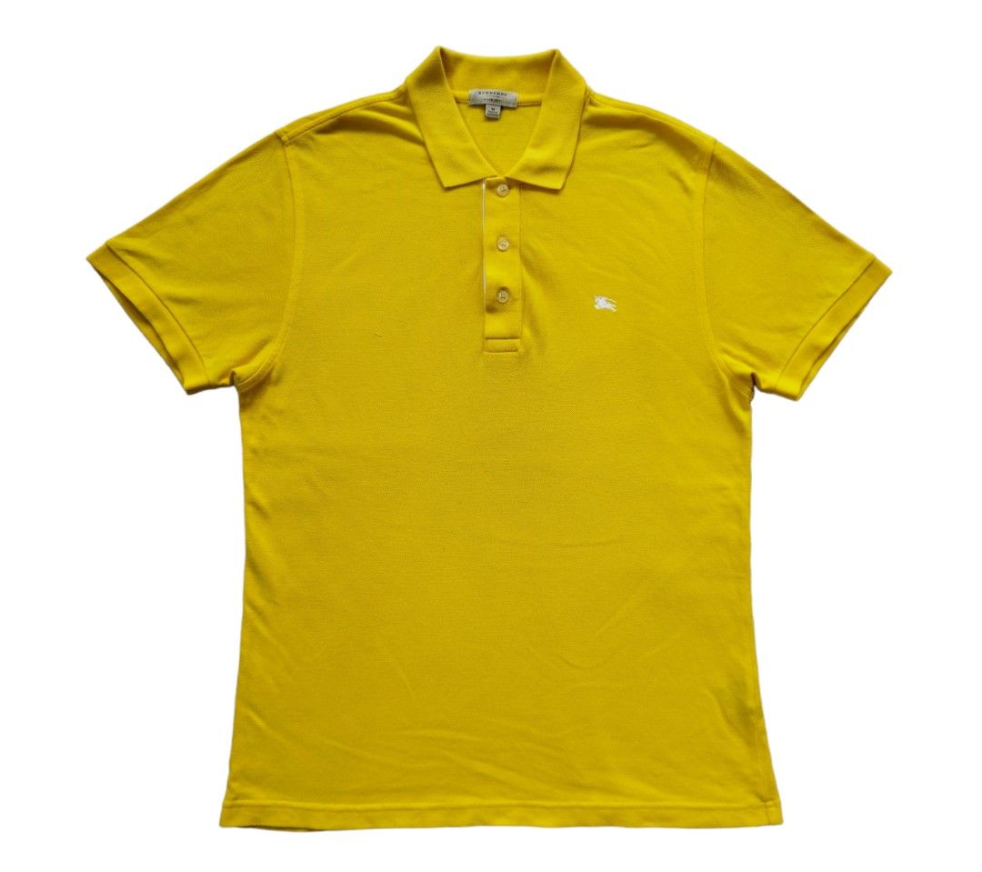 Burberry t shirt mens yellow cheap