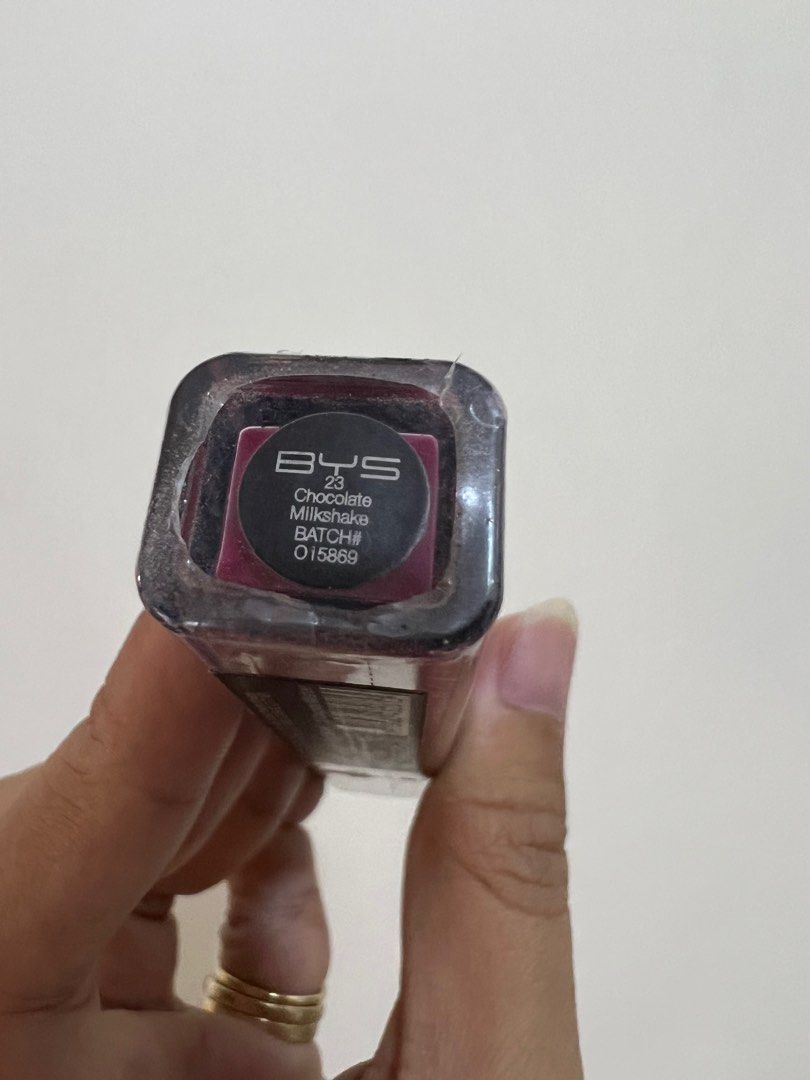 BYS Velvet Lips Liquid Lipstick - Chocolate Milkshake (Category: Makeup) located in Quezon City. Submitted by tipid (Listing ID 1265752628, Image 2). Description: Brand new never used Original price 399 Price negotiable.