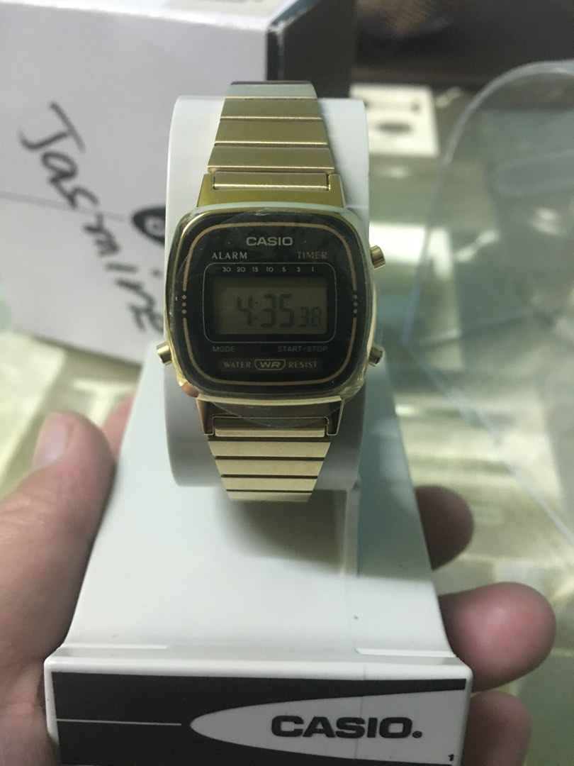 Casio Gold Small face Watch, Women's Fashion, Watches & Accessories