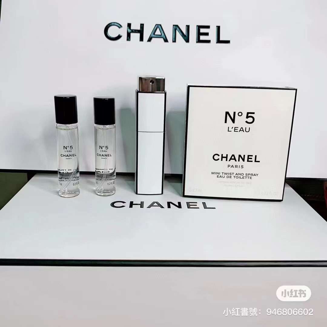 CHANEL香奈兒5號之水便攜式香水3*7ml, 美容＆個人護理, 健康及美容