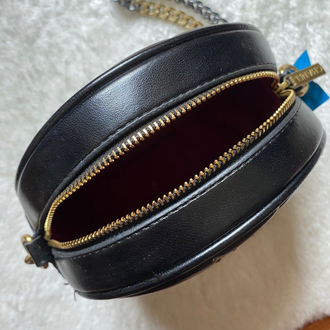 Chanel black round sling bags, Women's Fashion, Bags & Wallets, Shoulder Bags on Carousell
