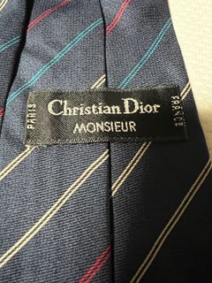 CHRISTIAN DIOR 迪奧義大 利絲男士領帶