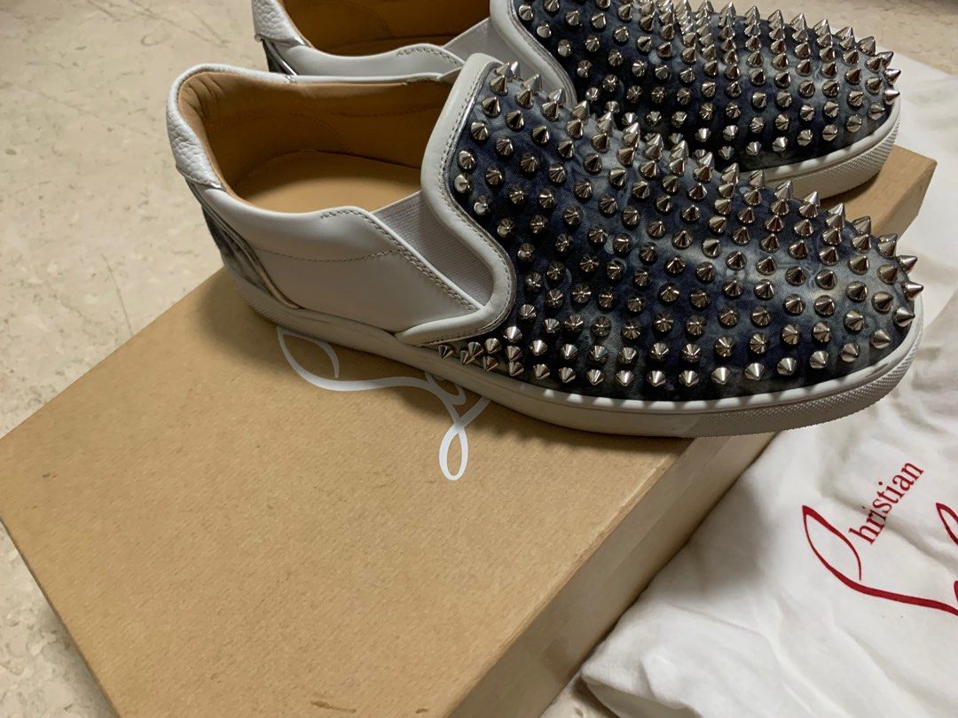 Christian Louboutin Sailor boat orlato spikes flat size 40 Luxury