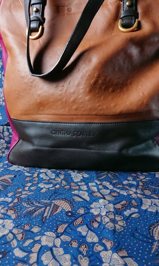 CYNTHIA ROWLEY tote bag 3 tone