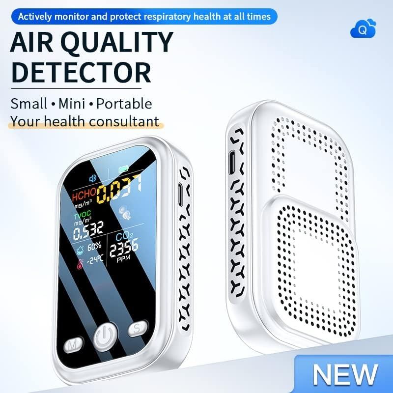 5 In 1 Air Quality Detector, Multifunctional Co2 Tester With