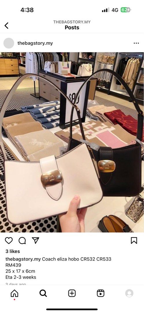 Coach women's shoulder sales bags
