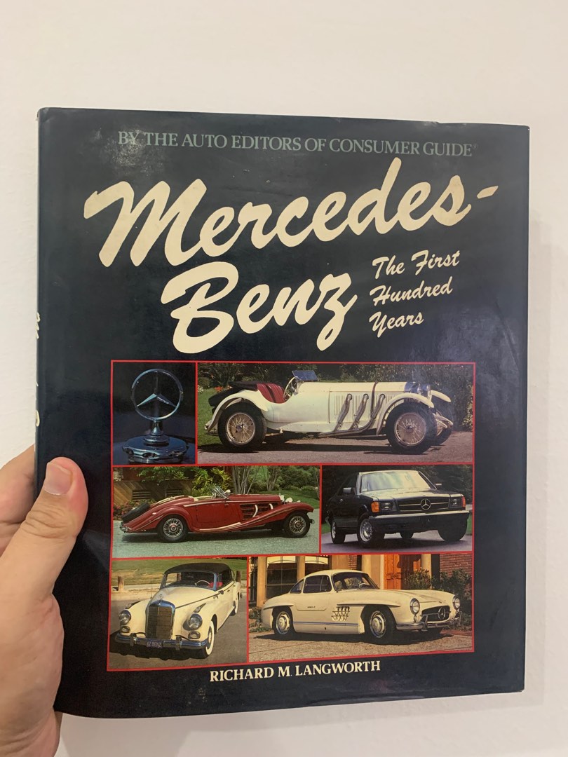 COFFEETABLE BOOK Mercedes Benz The First Hundred Years by Richard M Langworth RM90, post add