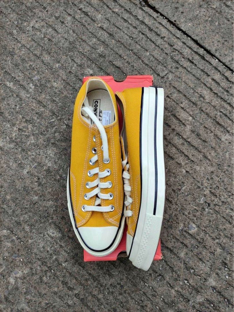 Converse 70s Low Sunflower Fesyen Pria Sepatu Sneakers di
